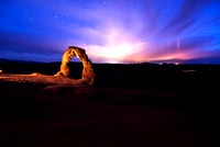The Night Sky Sweeps Over Arches National Park_KRD4023