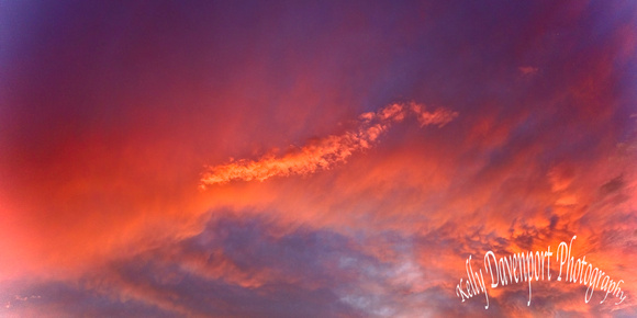Indiana Sunset Cloud Abstract -00991