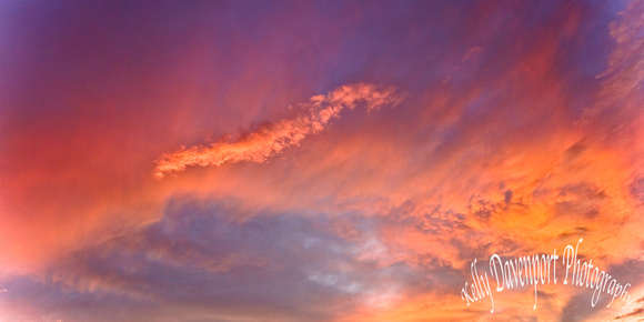 Indiana Sunset Cloud Abstract -00989