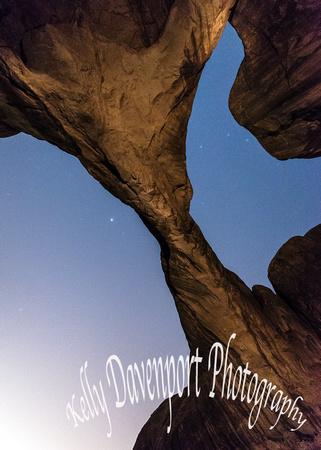 Beneath the Stars and Double Arch -4245
