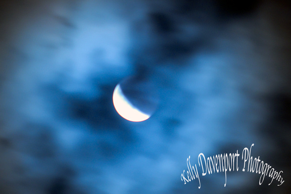 Lunar Eclipse Through The Clouds 2015- DSC_3866
