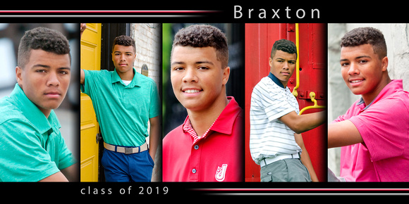 Braxton 10x20 Senior Collage