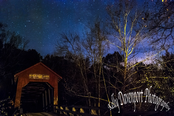 Nightfall Over the Bean Blossom Bridge by Kelly Davenport_0583