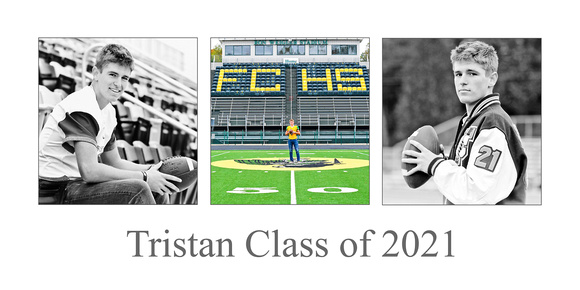 Tristan Football Collage 10x20