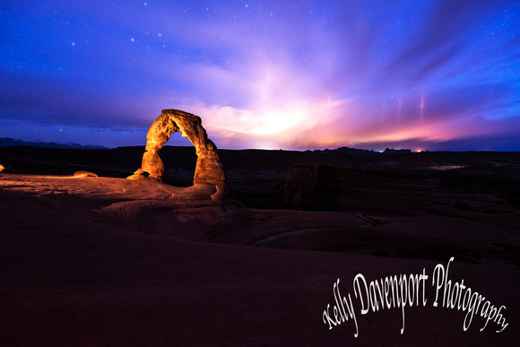 The Night Sky Sweeps Over Arches National Park_KRD4023